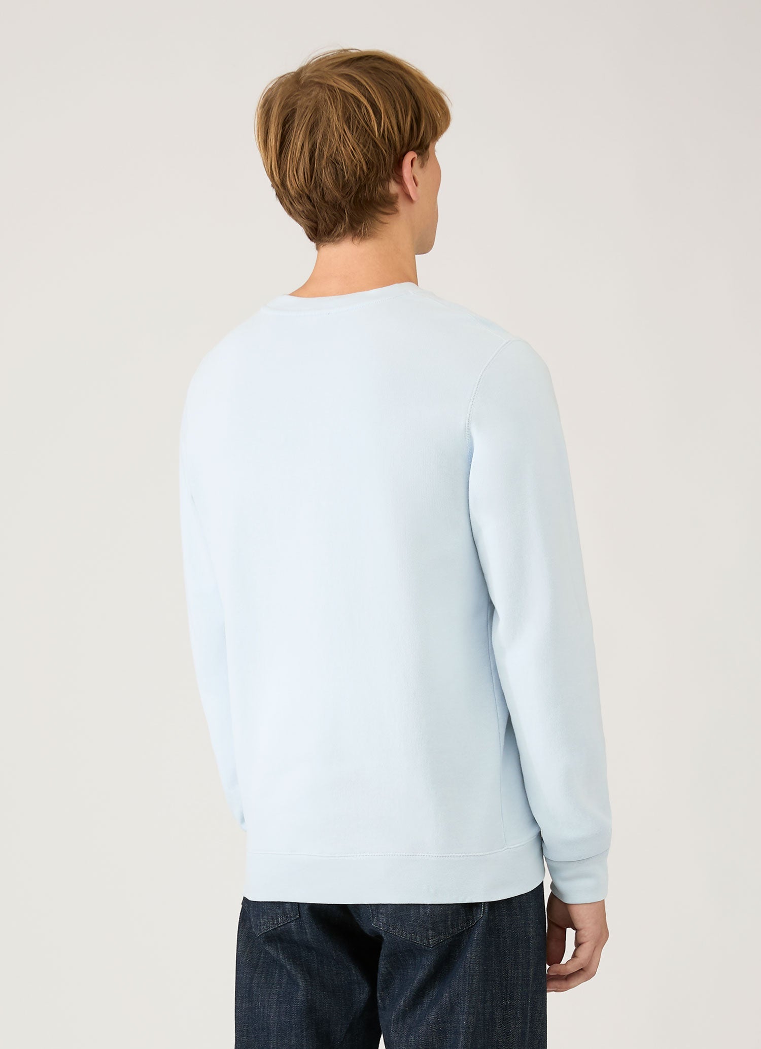 Men's Loopback Sweatshirt in Pastel Blue XL