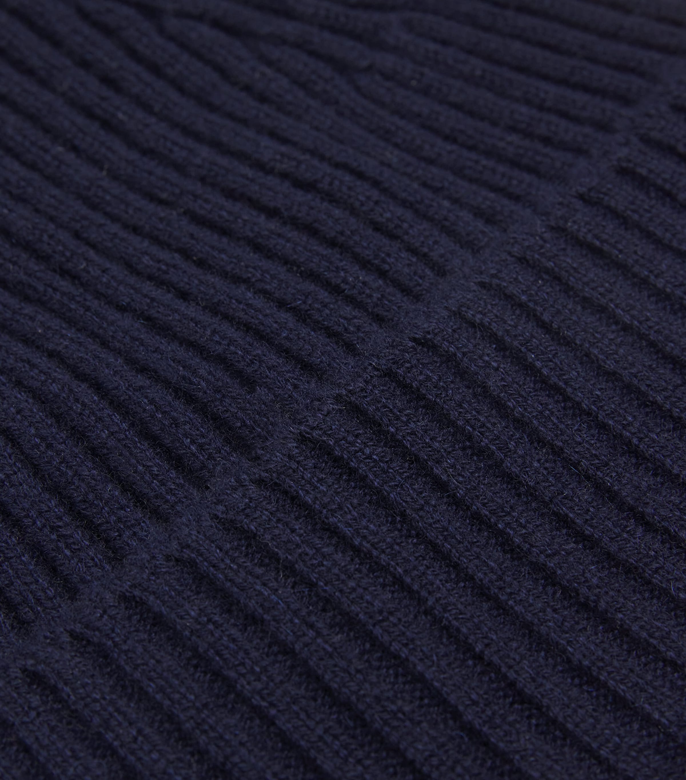 Cashmere Ribbed Beanie