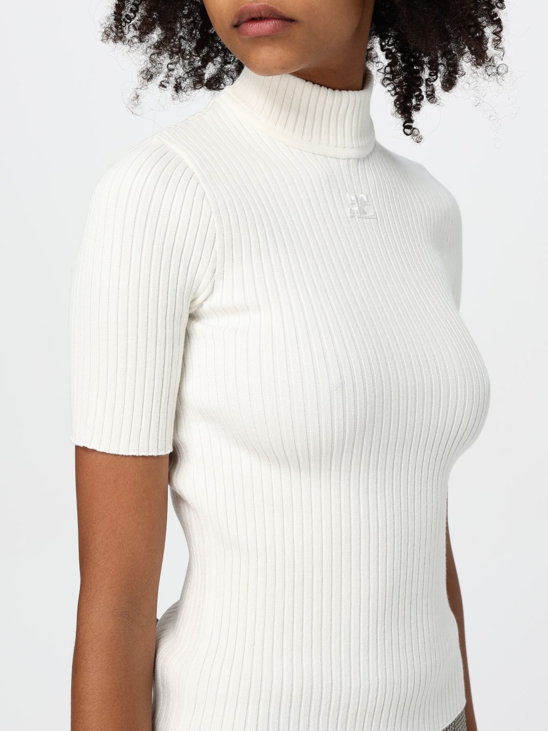 Sweatshirt COURRÈGES Woman color White