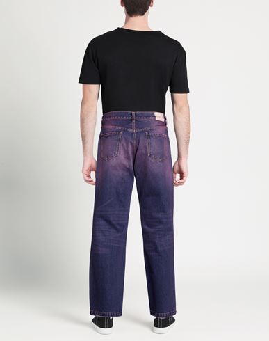 Man Jeans Purple Size 34 Cotton