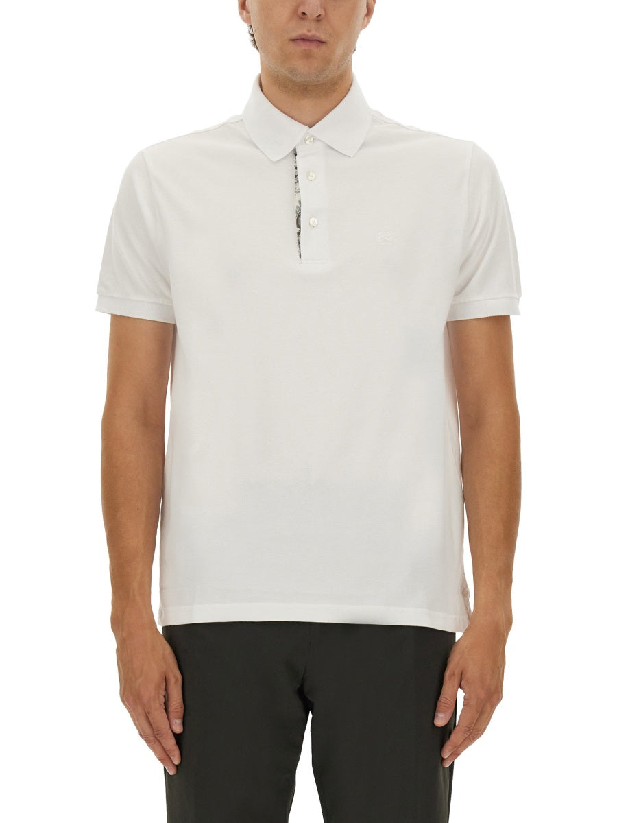 Men's Polo Shirt with Embroidered Pegasus