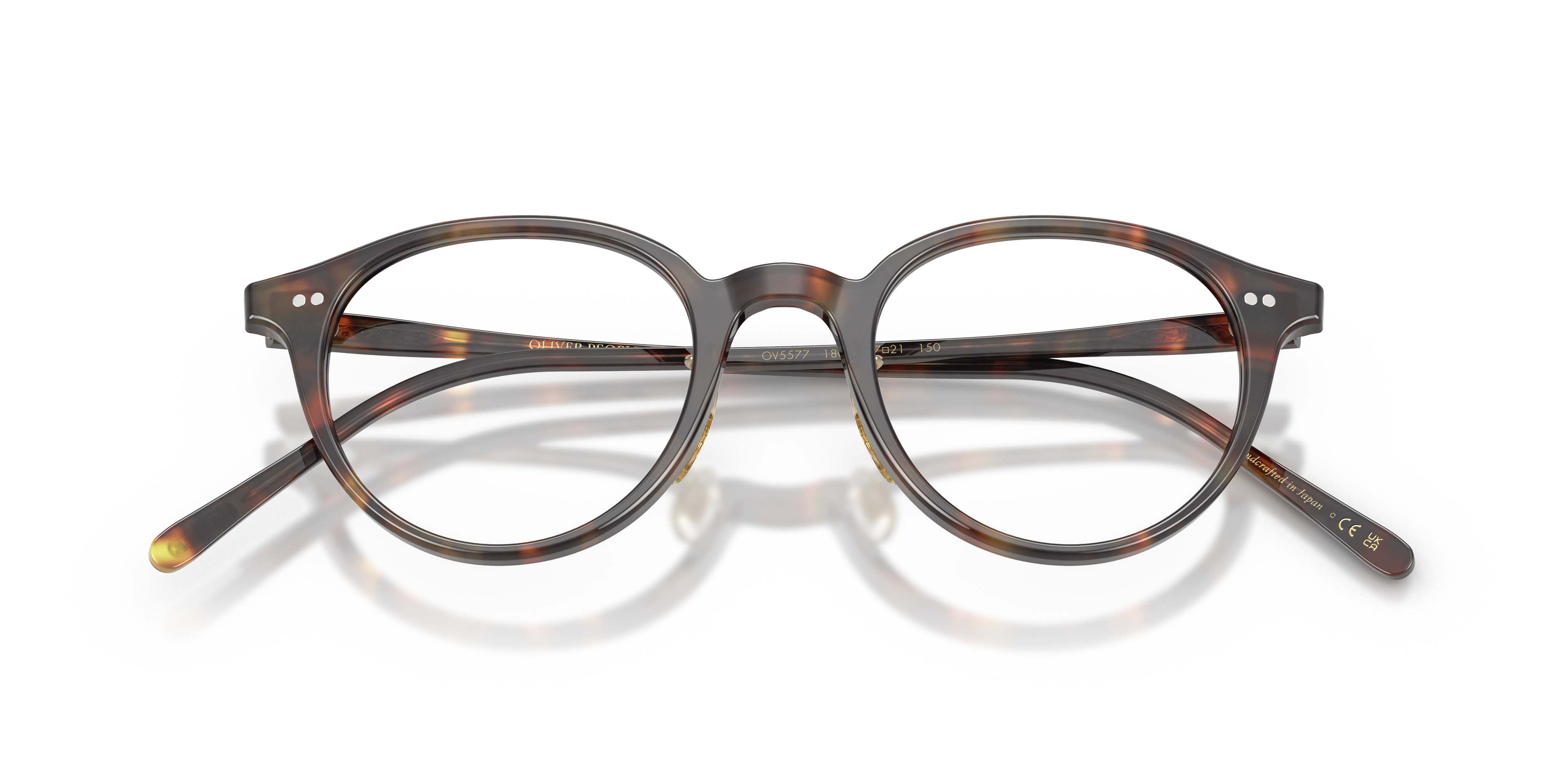 Oliver Peoples Unisex Oliver Peoples OV5577 SARELLE 1801 Optische Fassungen Acetat Schildkröte Transparent Pantos Norma