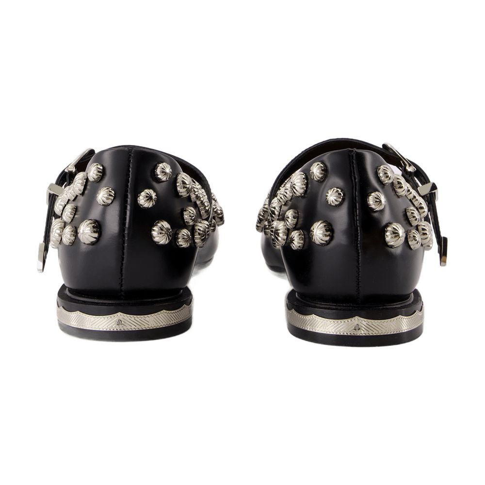 Aj1374 Ballerinas Toga Pulla Leather Black