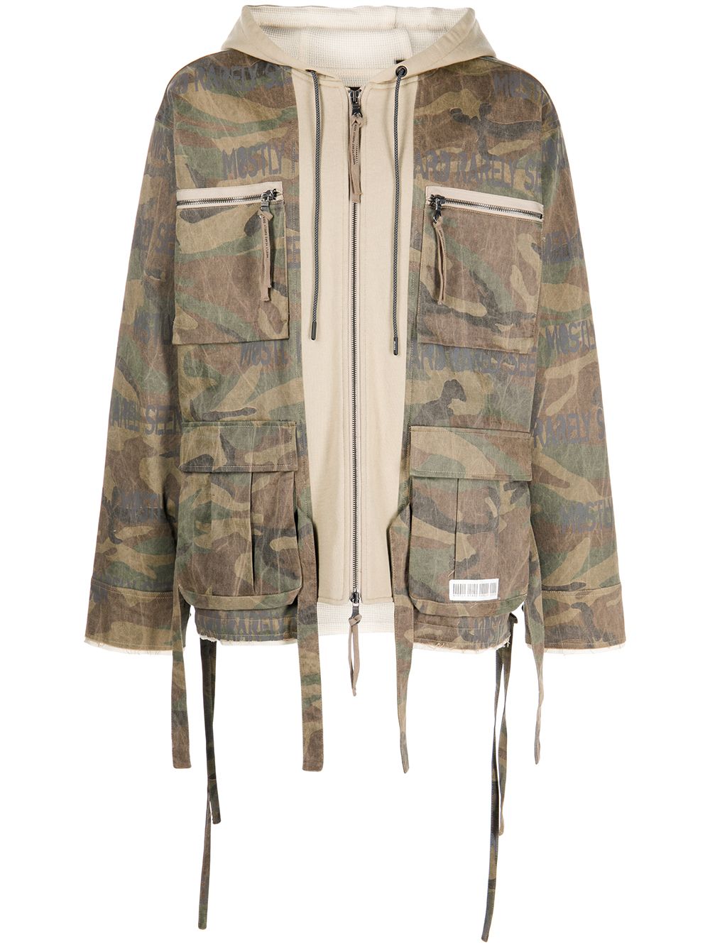 M65 camouflage zip hybrid jacket - Green