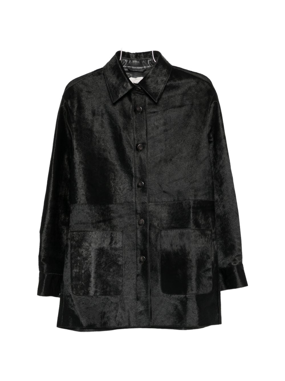 Textured Velvet Jacket — Black