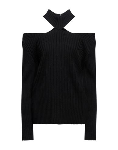 Woman Turtleneck Black Size M Virgin Wool