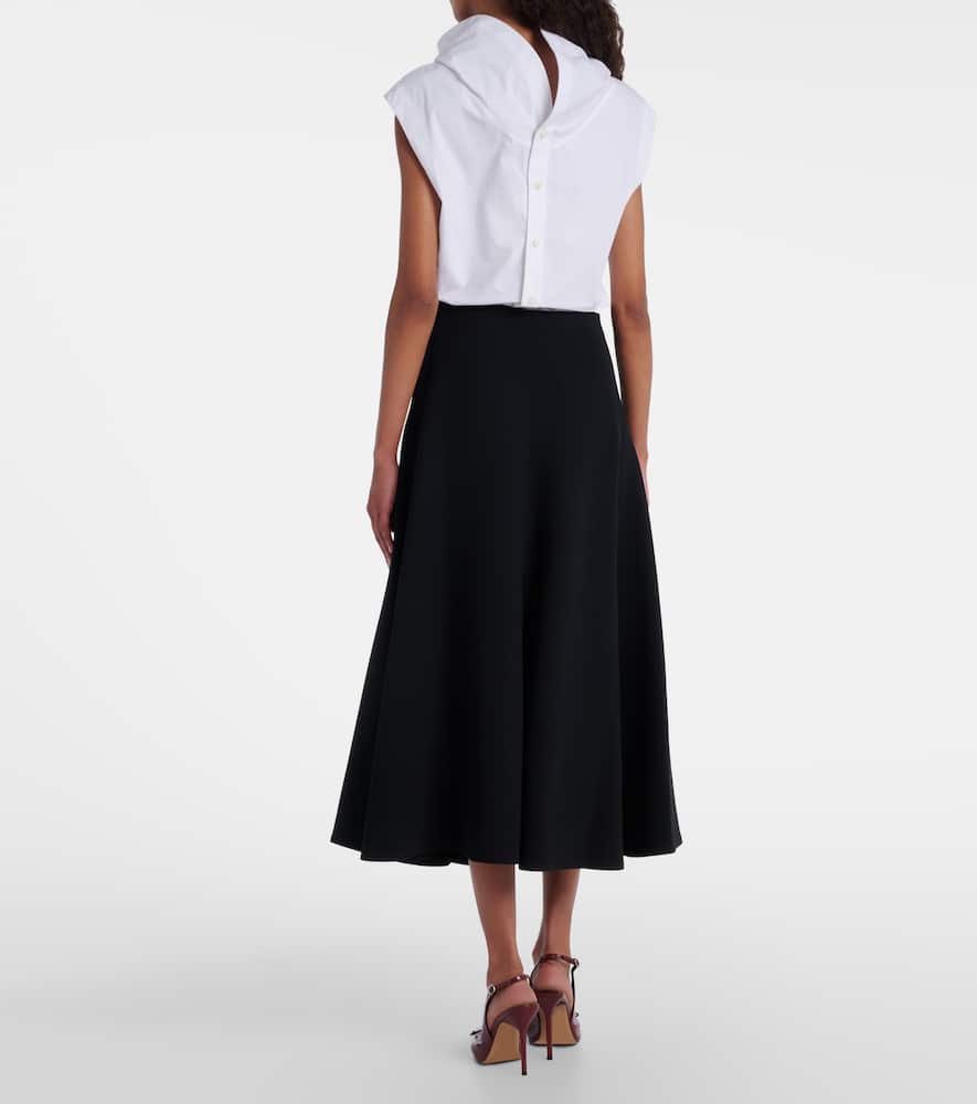 Triangle midi skirt