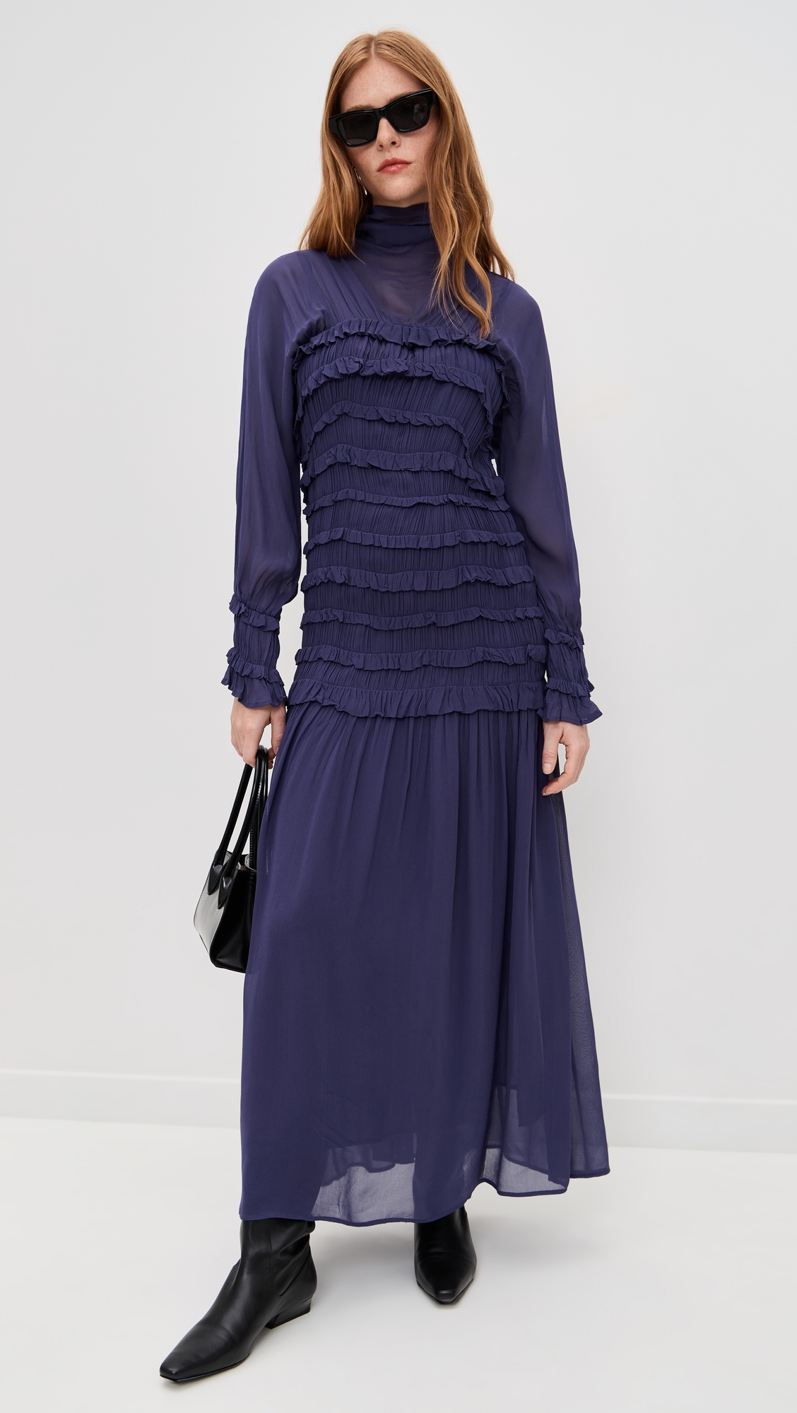 Joice Dress Dusty Purple