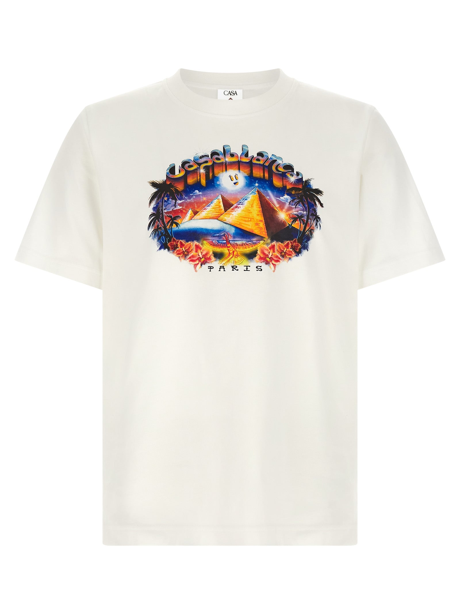 Tourism Graphic Print T-Shirt — White