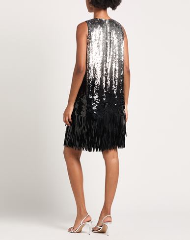 Woman Mini dress Silver Size 8 Polyester