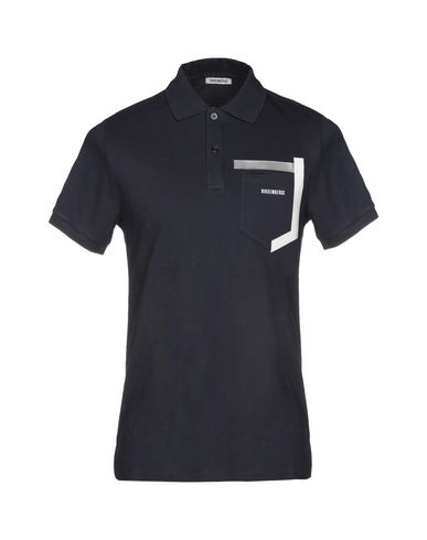 Man Polo shirt Midnight blue Size S Cotton, Elastane