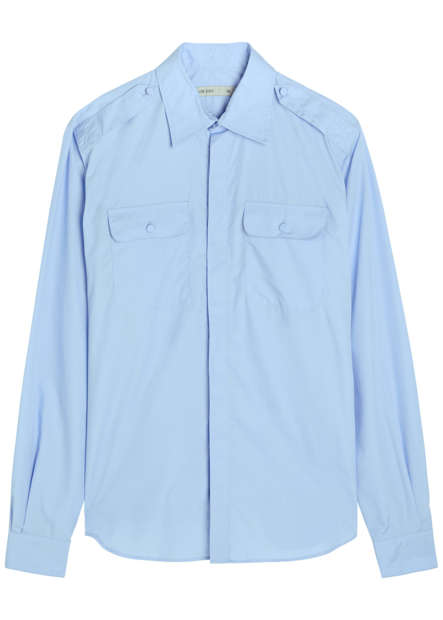 Military Cotton-poplin Shirt