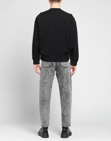 Man Sweatshirt Black Size M Polyamide, Elastane
