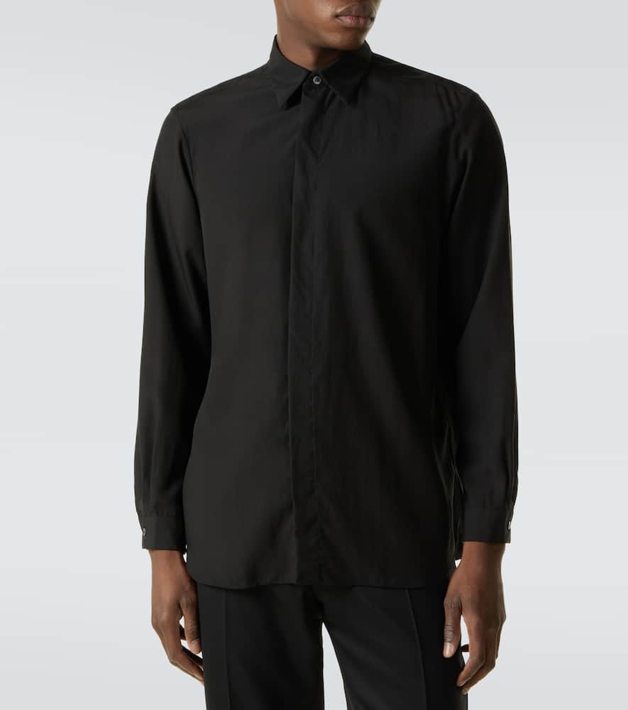Tencel and linen shirt