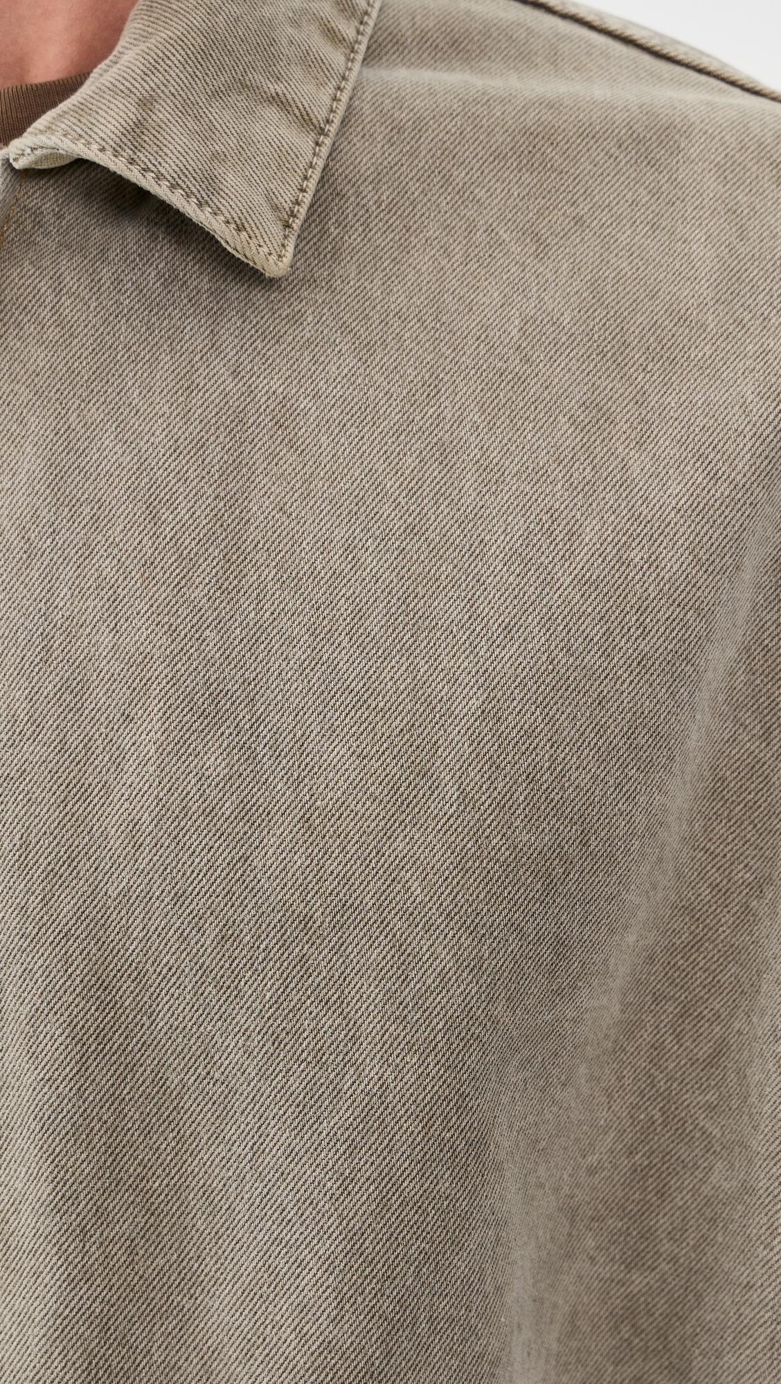 Zed Zip Twill Jacket Moss