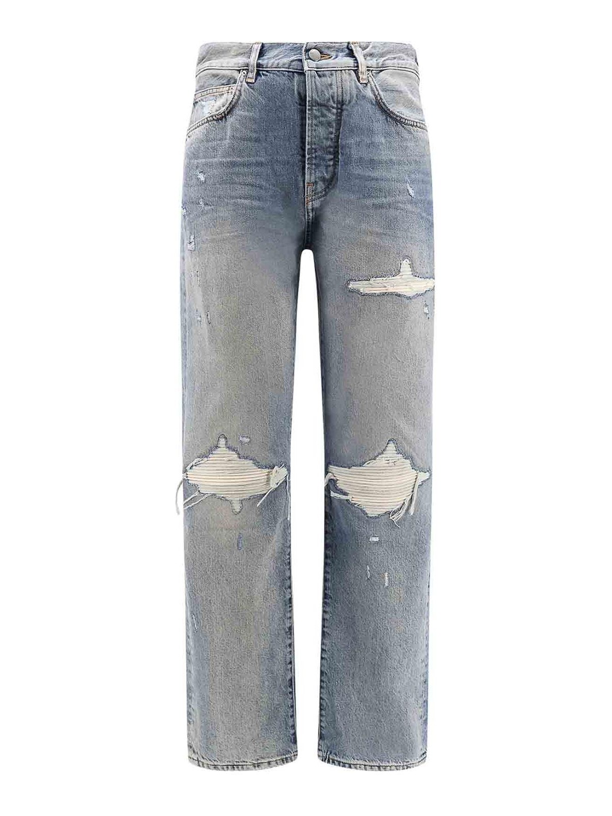 Jeans with rightsight effect