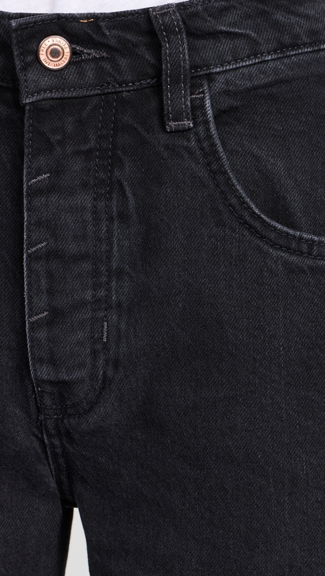 We The Free Good Luck Mid-Rise Barrel Jeans Soundwave