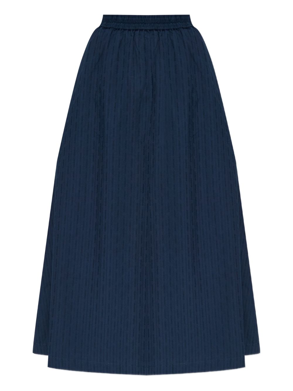 Satina pleated skirt - Blue