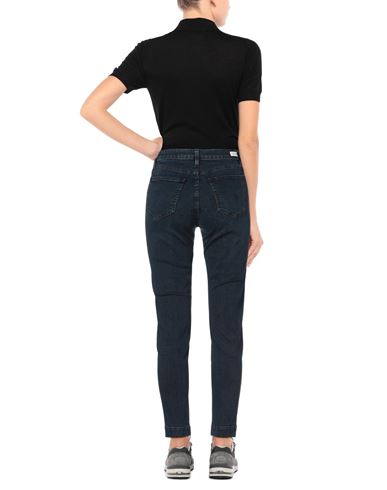 Woman Jeans Blue Size 28 Cotton, Elastane