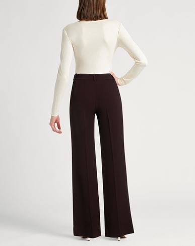 Woman Pants Chocolate brown Size 2 Viscose, Acetate