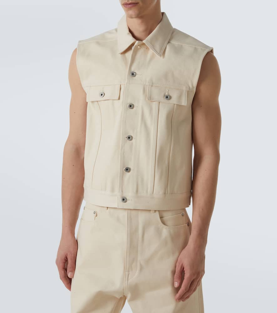 DRKSHDW denim vest