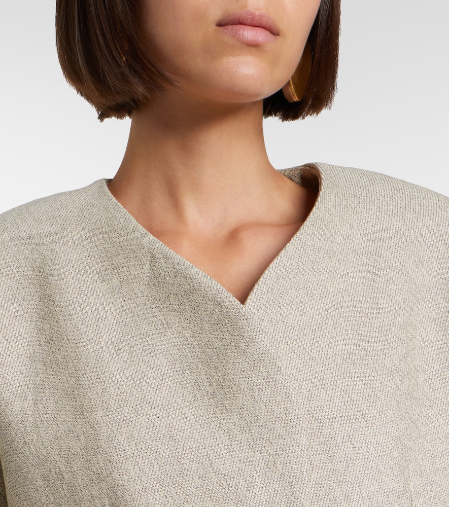 Ovalo cotton and linen jacket