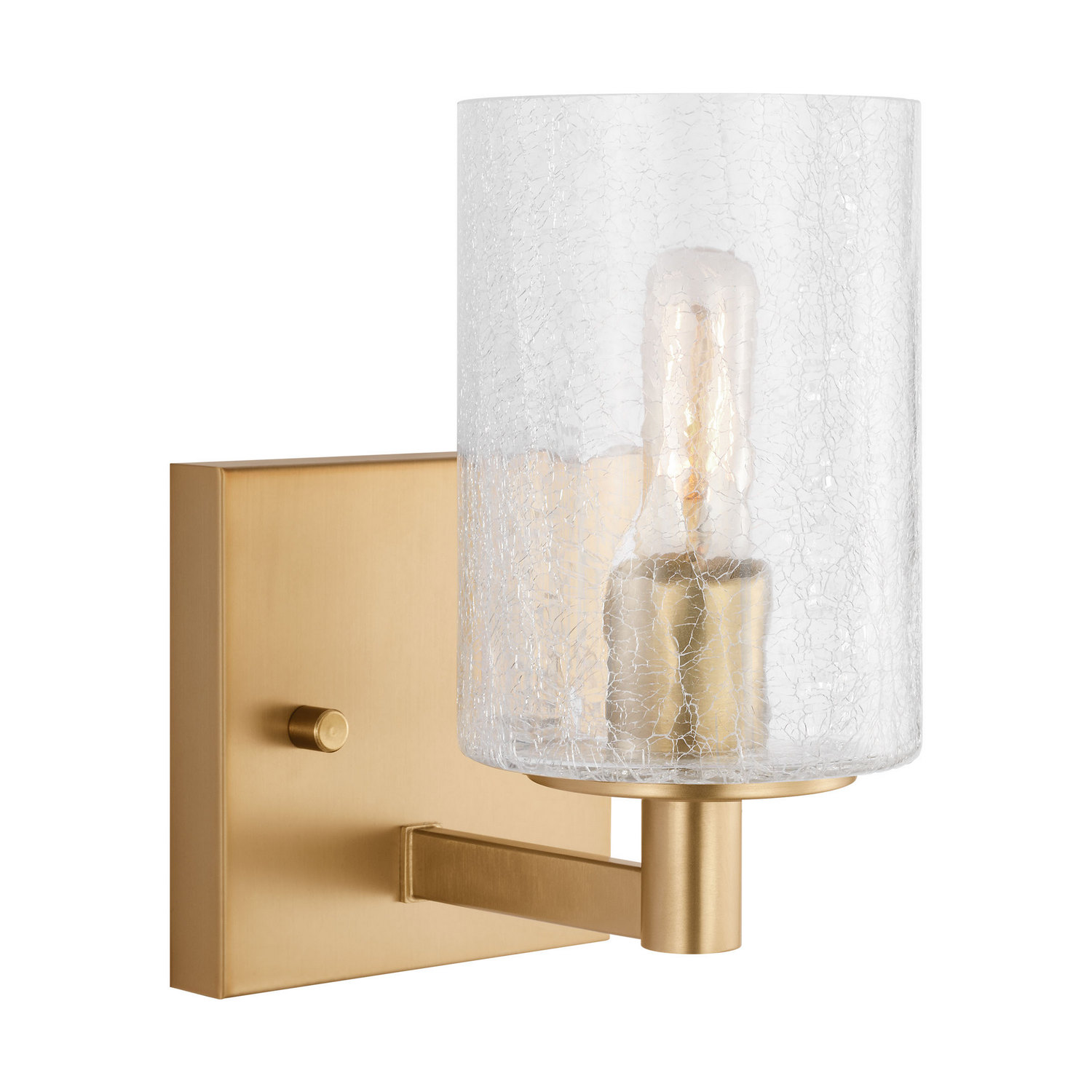 Satin Bronze Wall Bathroom Vanity Light Sconce from the Parker Collection