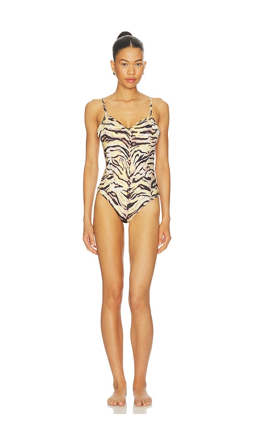 Kenzo Tiger Swimsuit in Brown. - XS also in S