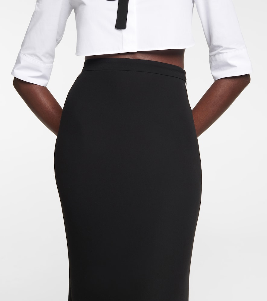 Silk maxi skirt