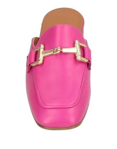 Woman Mules & Clogs Magenta Size 5 Leather