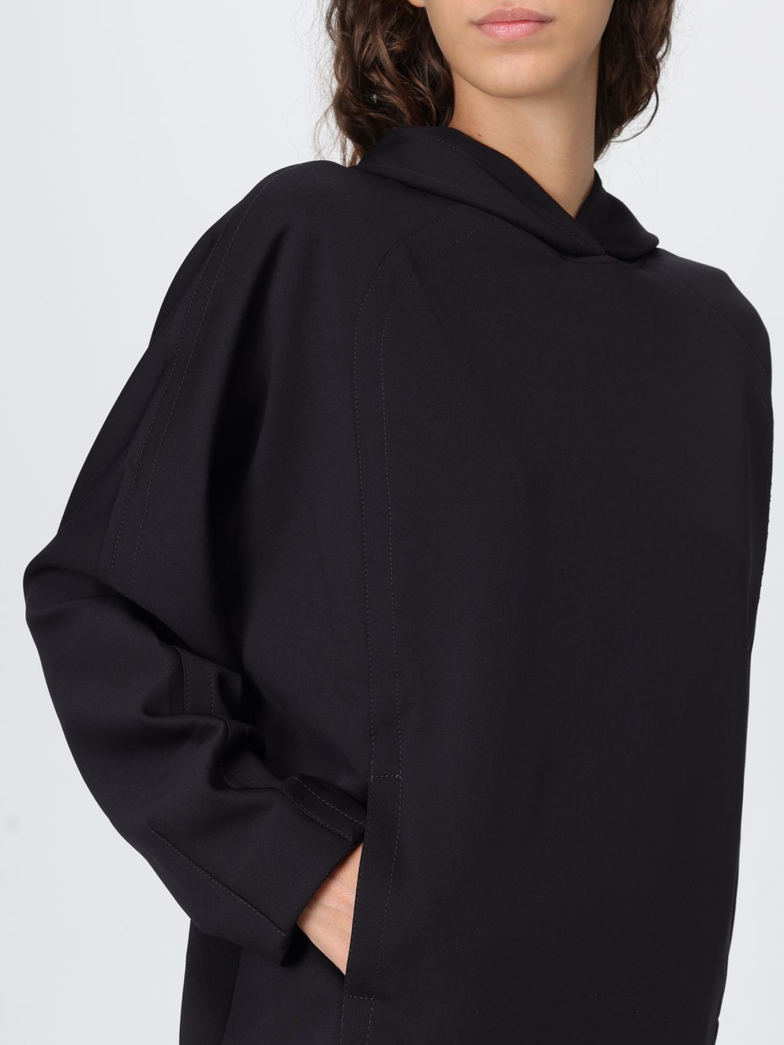 Sweatshirt Woman color Black