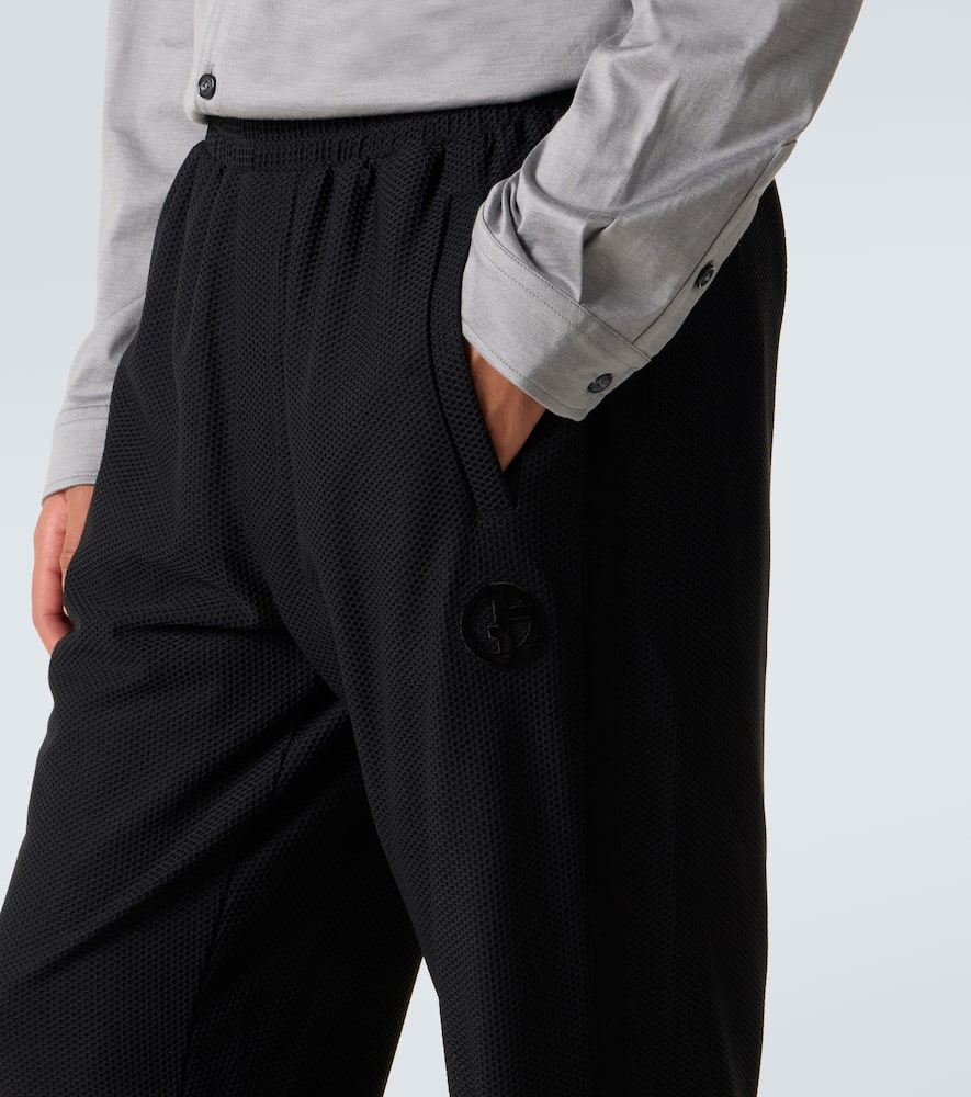 Gaufré straight pants