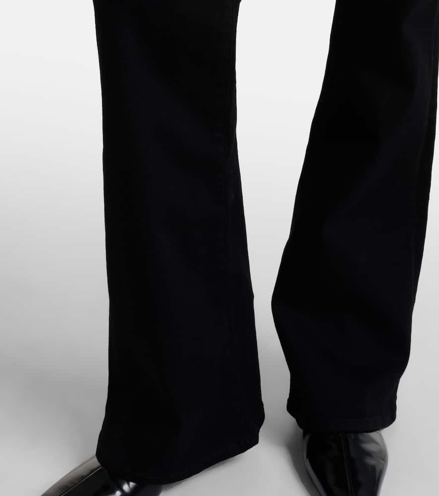 Icon mid-rise flared jeans