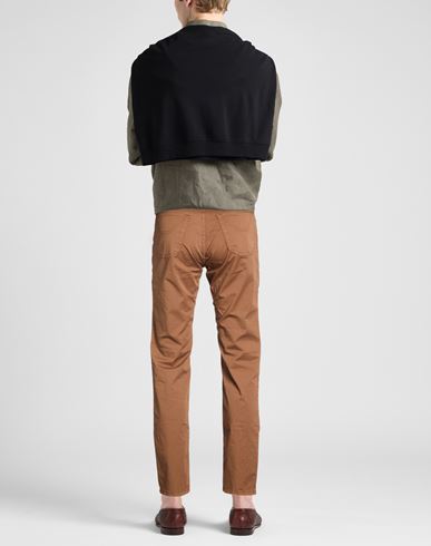 Man Pants Brown Size 29 Cotton, Elastane