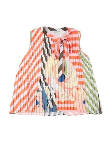 Kid Girl Top Orange Size 12 Polyester