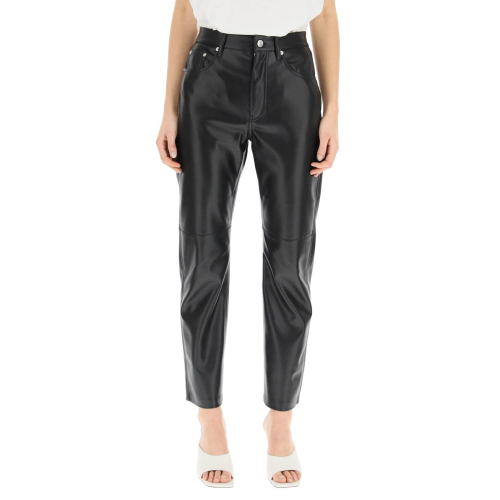 Cropped flared trousers