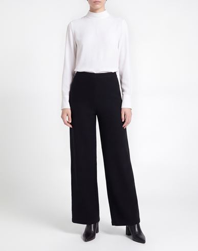 Woman Pants Black Size 10 Cotton, Polyamide, Elastane