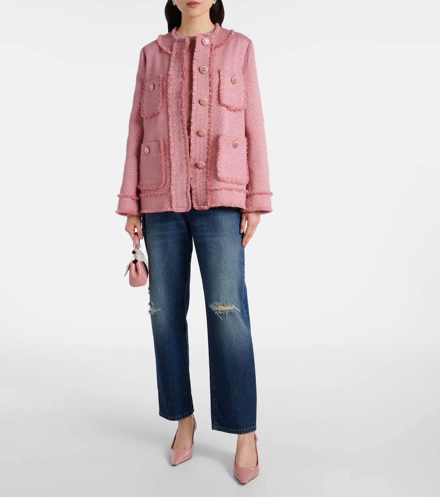 Rachel wool-blend tweed jacket