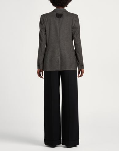 Woman Blazer Charcoal Size 8 Polyester, Viscose, Elastane