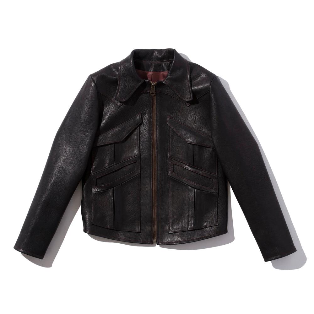 'Winchester' Leather Jacket Black