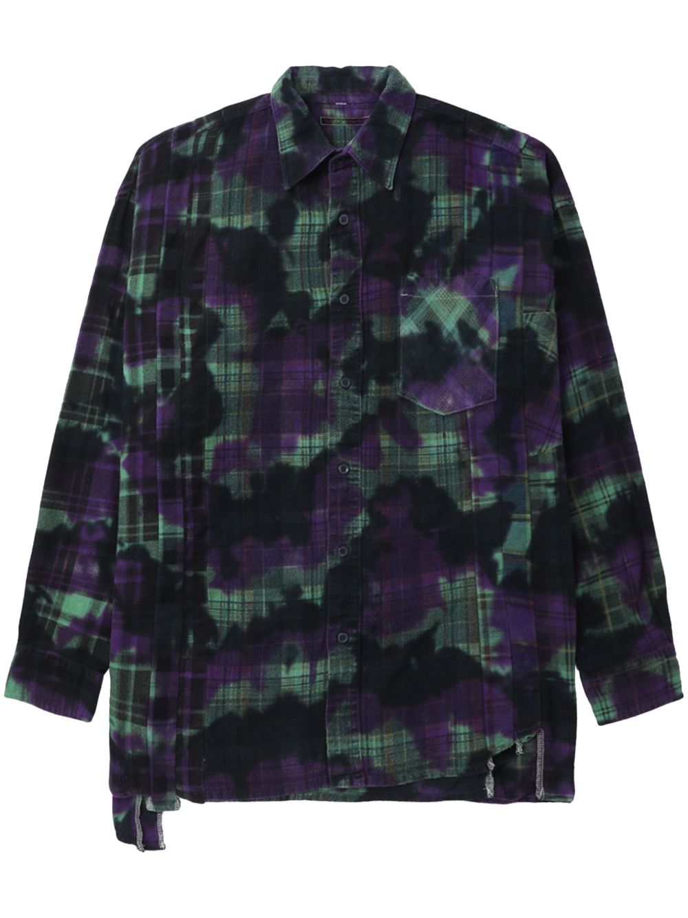 Graphic-print cotton shirt - Green