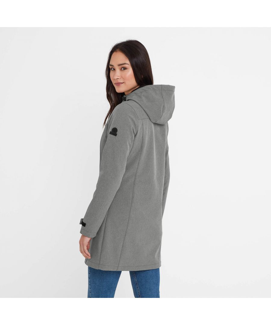 TOG24 Keld Womens Softshell Long Jacket Dark Grey