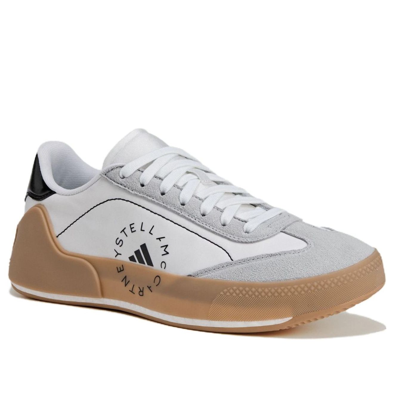 (WMNS) Court Boost By Stella Mccartney 'Cloud White Charcoal Core Black'