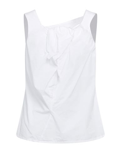 Woman Top White Size 2 Cotton