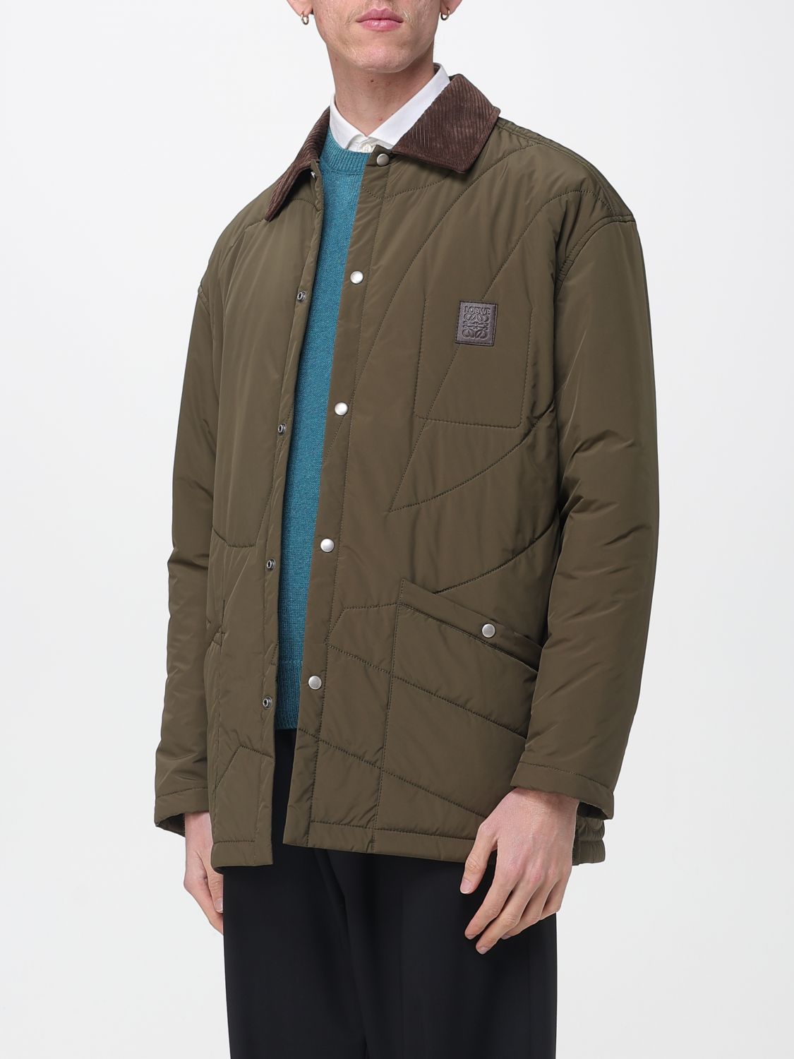 Jacket Men color Green