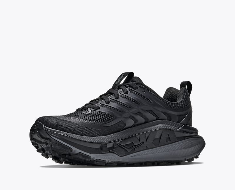 HOKA Women's Stinson 8 Shoes in Black/Outer Orbit