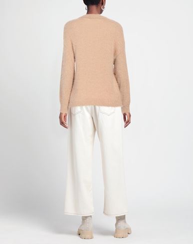 Woman Sweater Beige Size M Polyamide