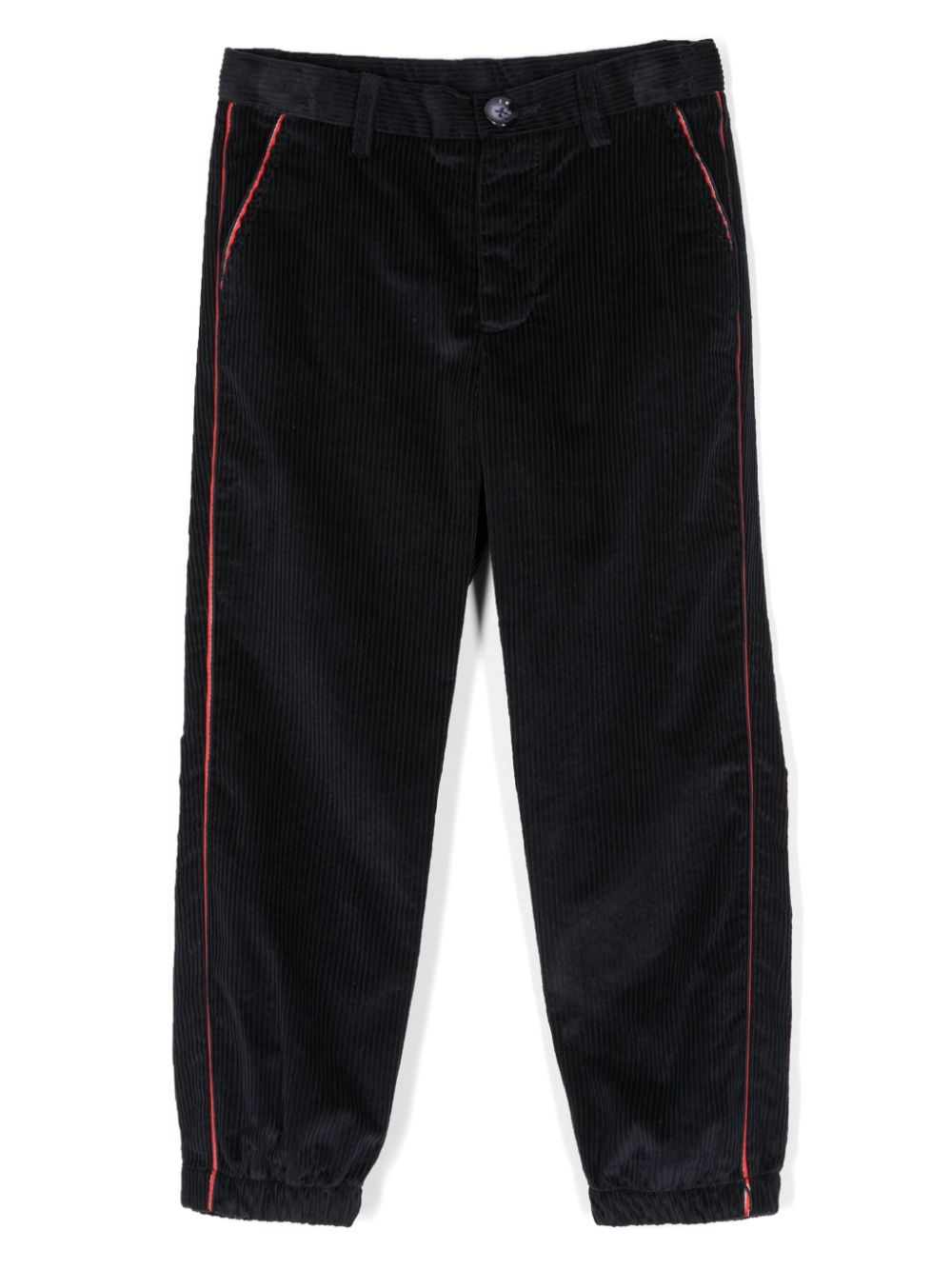 Tapered corduroy trousers - Blue