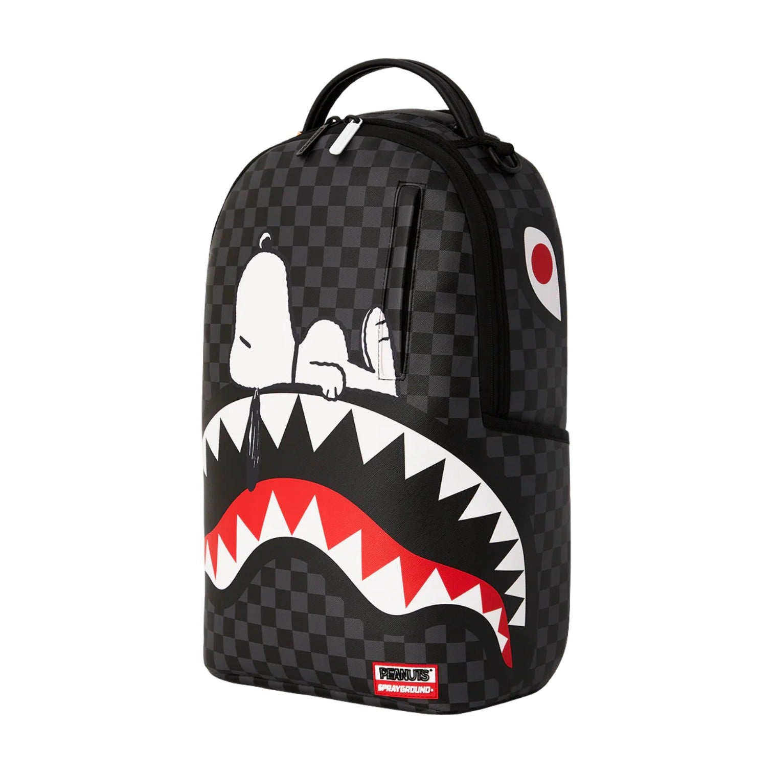 X Peanuts Snoopy Sunday Chilling DLXV Backpack 'Black Grey'
