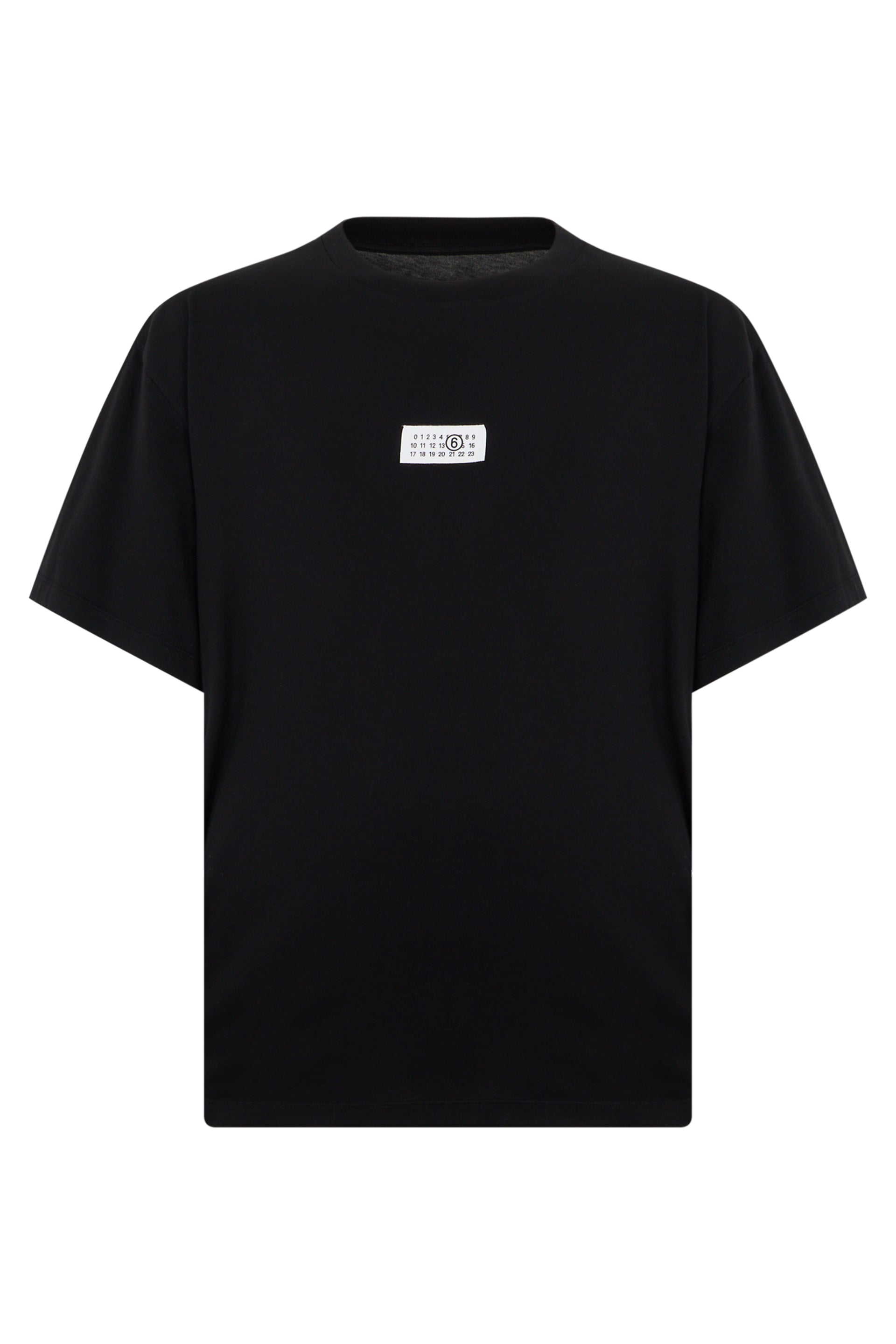 Logo-Labeled Cotton T-Shirt — Black